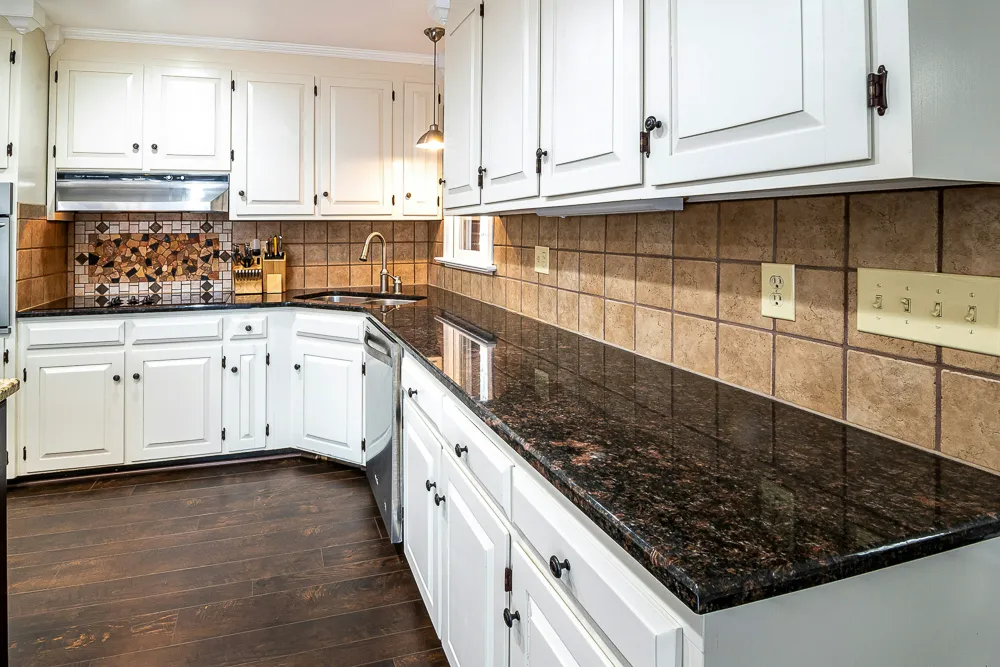 Painted white kitchen
